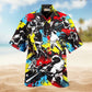Tropical Lobster Hawaiian Shirt Detailed Pattern View For Coastal Travel