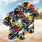 Tropical Lobster Hawaiian Shirt Relaxed Style View For Island Holidays