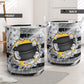 Hockey Flag Hole Classic Laundry Basket For Room Home Organizer