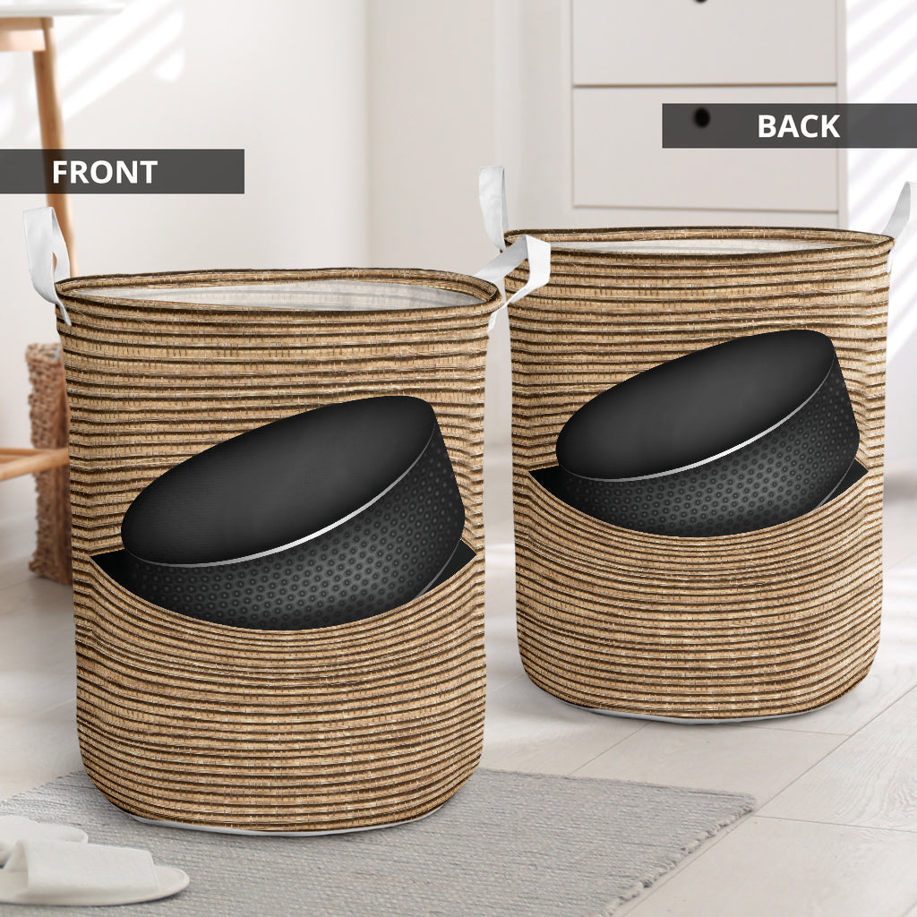 Hockey Hole Handmade Style Laundry Basket For Room Home Organizer
