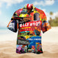 Motorcycle Biker Flame Personalized Photo Hawaiian Shirt All Over Print Detail For Weekend Trips
