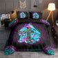 Jesus Butterfly Hologram Faith Cross Bedding Cover For Faith Bedroom Decor