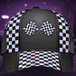 Hologram Pattern Racing Futuristic Classic Cap For Holiday Trips Daily Outfits And Thoughtful Gifting