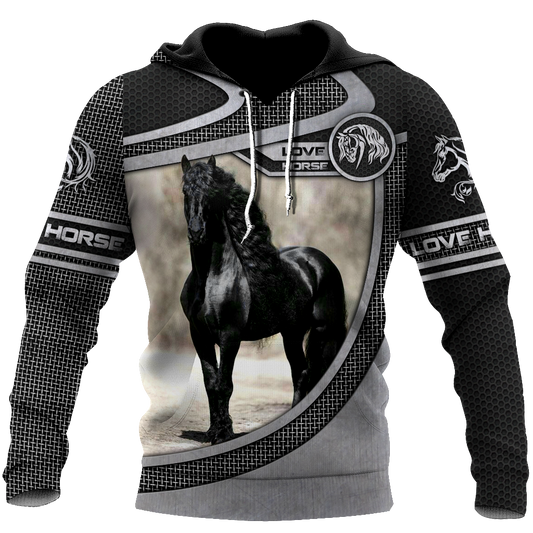 Love Horse Hoodie For Country Lifestyle Outdoor Trips And Relaxed Everyday Wear