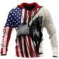 Horse Flag Hoodie For Horse Inspired Streetwear Holidays And Comfortable Outfits