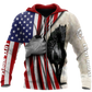 Horse Flag Hoodie For Horse Inspired Streetwear Holidays And Comfortable Outfits