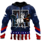 Horses Flag Hoodie For Relaxed Streetwear Weekend Travel And Everyday Style