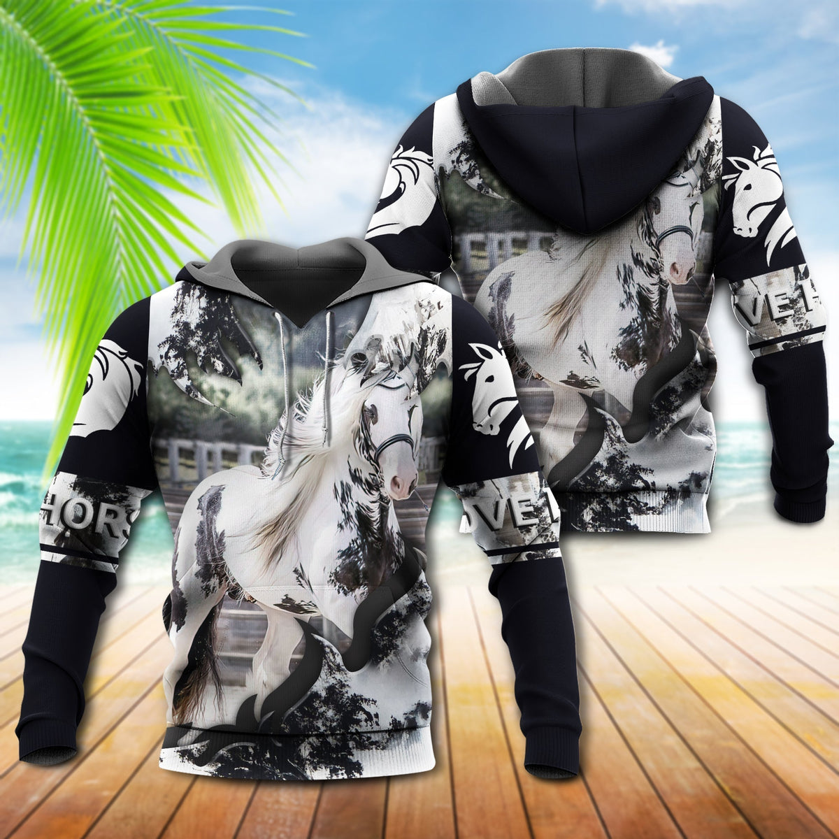 Gypsy Horse Hoodie For Rustic Casual Looks Outdoor Events And Comfortable Layering
