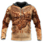 Viking Blood Sunset Hoodie For Norse Heritage Style Outdoor Events And Comfortable Layering