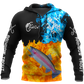 Rainbow Trout Fire Hoodie For Lakeside Adventures Casual Streetwear And Seasonal Travel