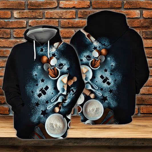 Dark Baking Humor Hoodie For Casual Outfits Outdoor Trips And Comfortable Layering