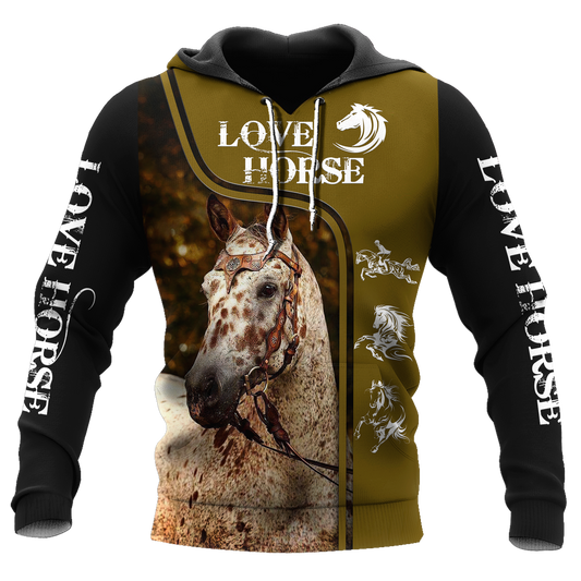 Horse Love Hoodie For Country Lifestyle Outdoor Trips And Relaxed Everyday Wear