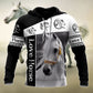 Horse Hoodie For Rustic Casual Looks Outdoor Events And Comfortable Layering