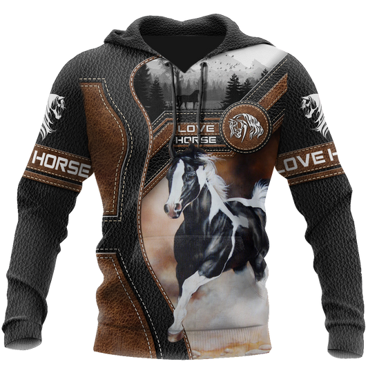 American Paint Horse Hoodie For Equestrian Inspired Outfits Travel And Seasonal Gifting