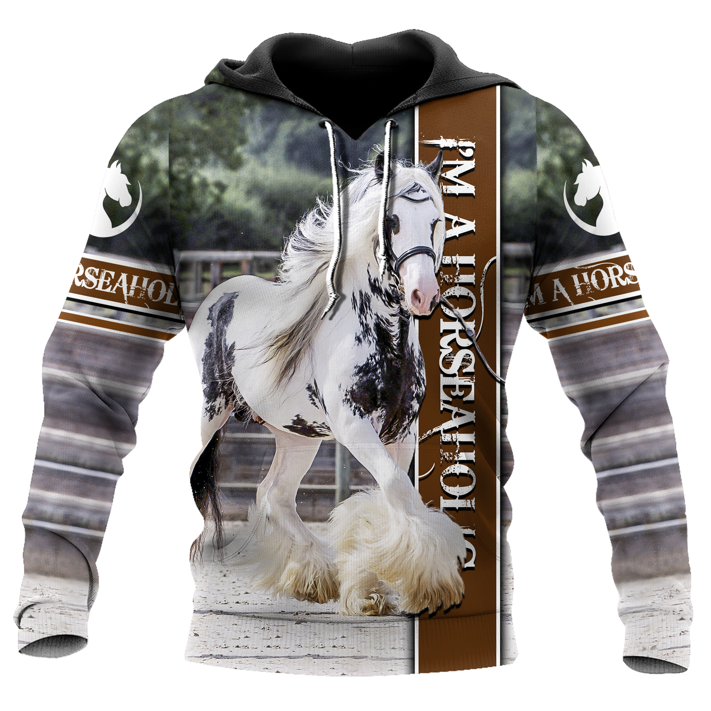 Gypsy Horse Hoodie For Country Outings Travel Days And Relaxed Streetwear