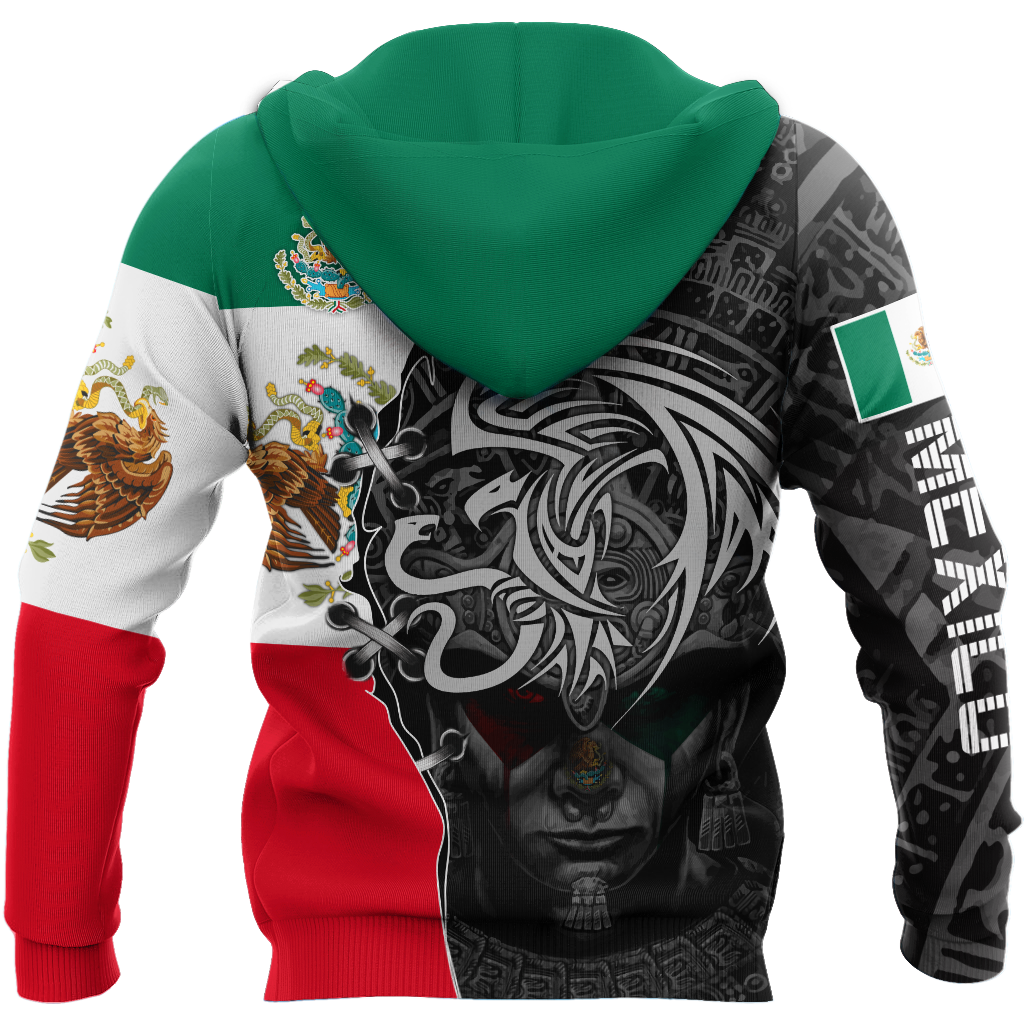 Mexican Aztec Hoodie For Traditional Themes Outdoor Events And Casual Travel
