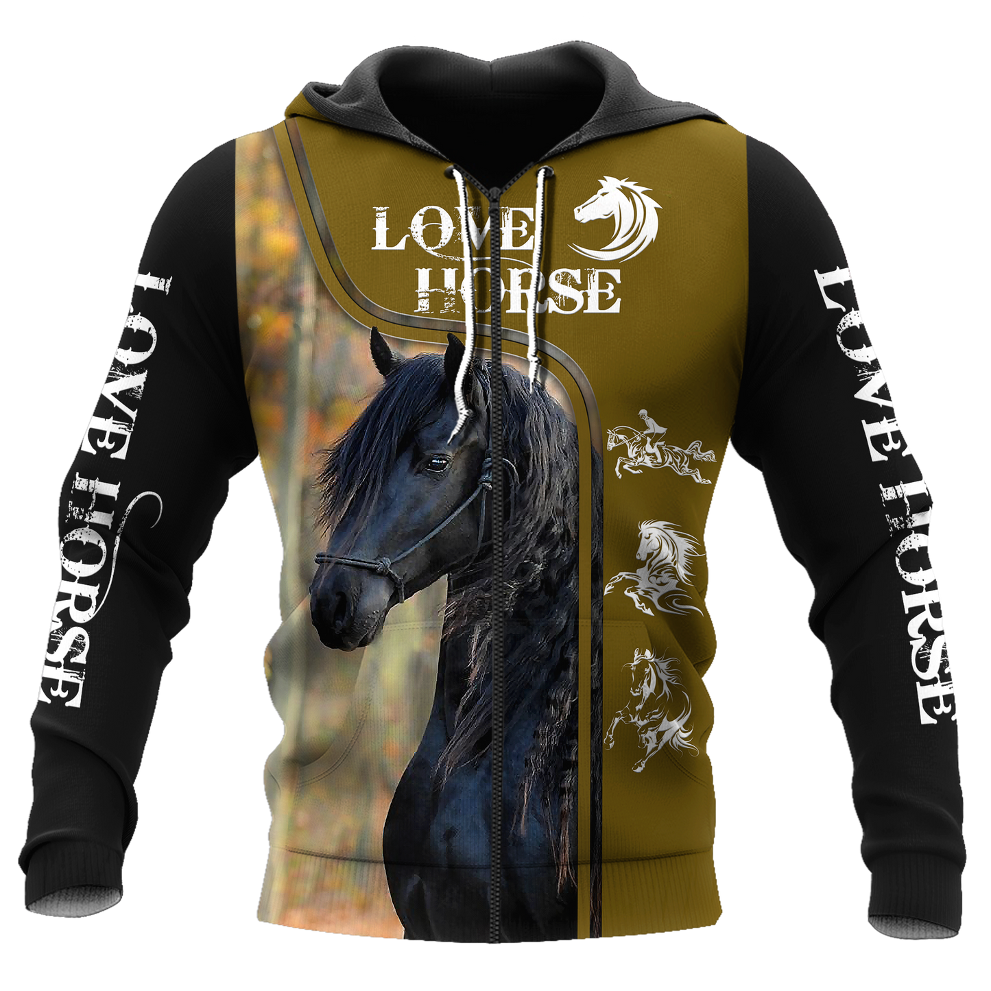 Horse Love Hoodie For Country Outings Travel Days And Relaxed Streetwear