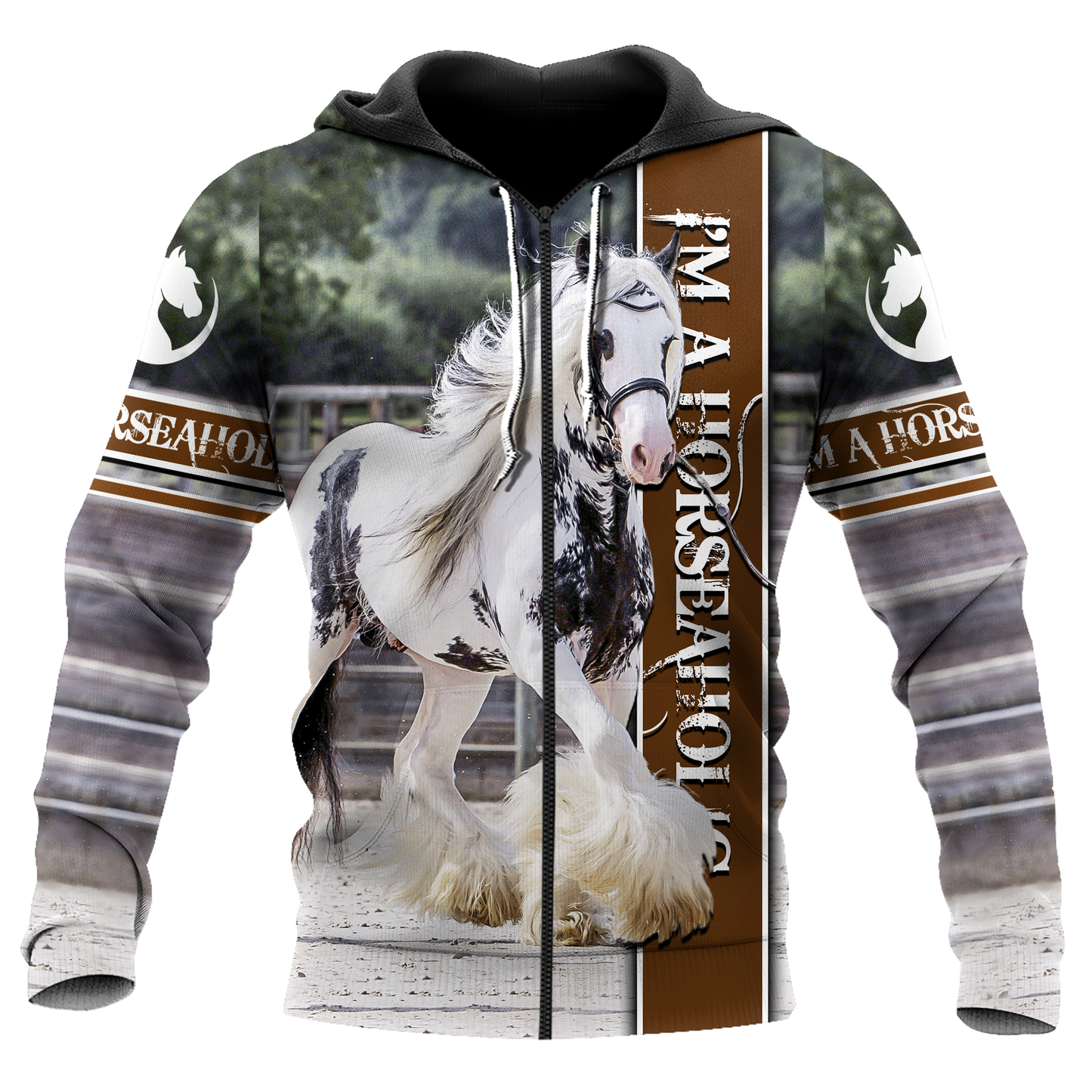 Gypsy Horse Hoodie For Country Outings Travel Days And Relaxed Streetwear