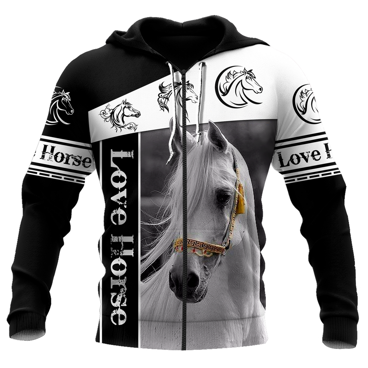 Horse Hoodie For Rustic Casual Looks Outdoor Events And Comfortable Layering