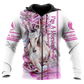Pink Horse Hoodie For Country Lifestyle Outdoor Trips And Relaxed Everyday Wear