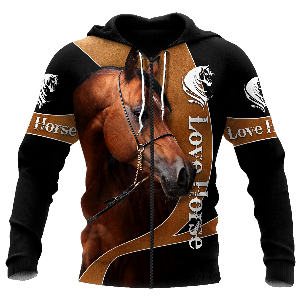 Arabian Horse Hoodie For Country Lifestyle Outdoor Trips And Relaxed Everyday Wear