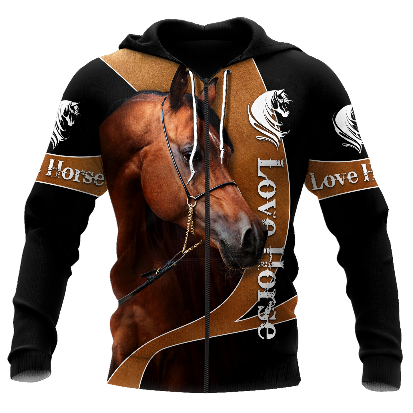 Arabian Horse Hoodie For Country Lifestyle Outdoor Trips And Relaxed Everyday Wear