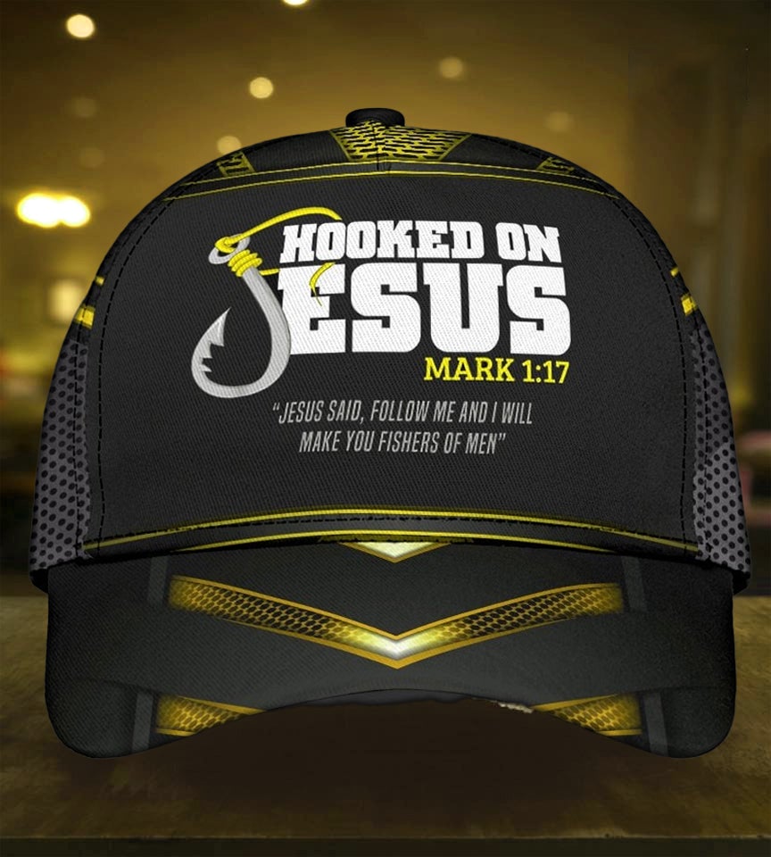 Faith Fishing Hooked Message Classic Cap For Summer Activities Vacations And Comfortable Daily Wear