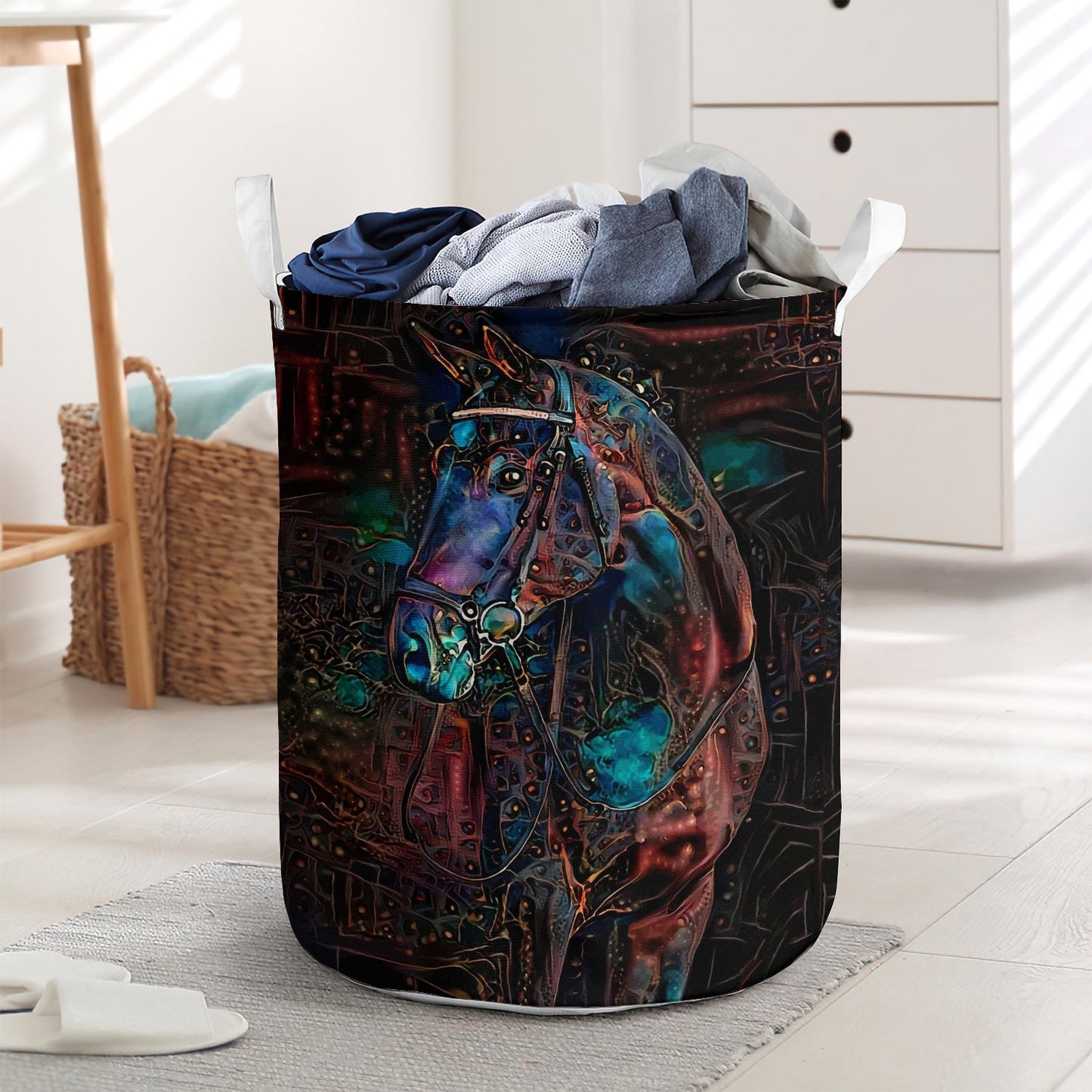 A Unique Horse Laundry Basket For Bathroom Bedroom Storage