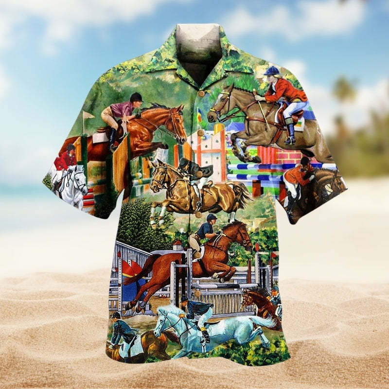 Cute Christmas Santa Snowman Gingerbread Hawaiian Shirt Tropical Styling View For Casual Outings
