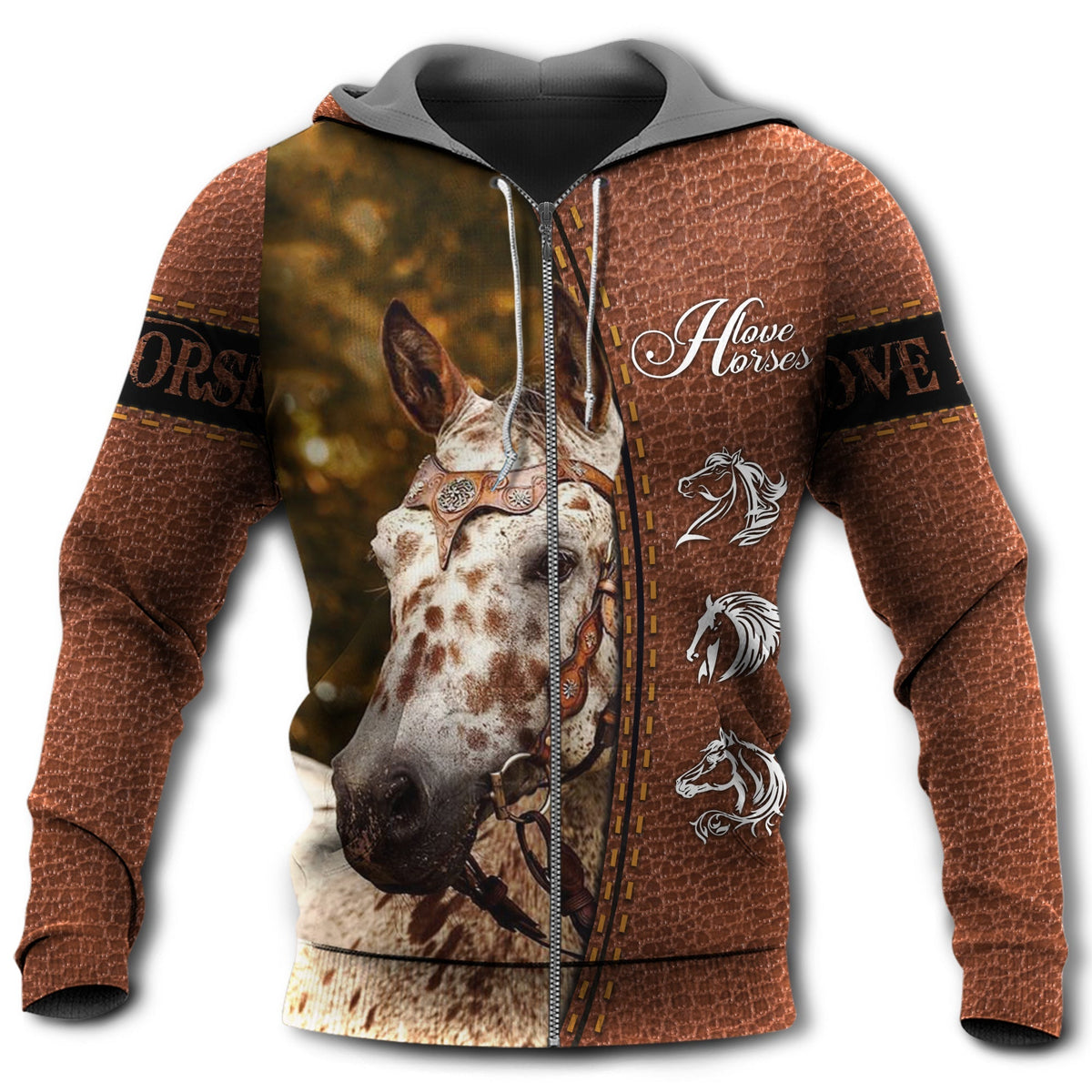 Appaloosa Horse Love Life Hoodie For Country Streetwear Outdoor Trips And Everyday Comfort