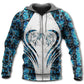 Beautiful Blue Horse Hoodie For Country Lifestyle Outdoor Trips And Relaxed Everyday Wear