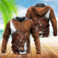 Horse Leather Hoodie For Rustic Casual Looks Outdoor Events And Comfortable Layering
