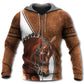 Horse Leather Hoodie For Rustic Casual Looks Outdoor Events And Comfortable Layering