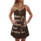 Horse Definition Happiness V-Neck Sleeveless Cami Dress For Outdoor Events And Thoughtful Gifting