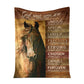 Horse God Says You Are Leather Pattern Flannel Blanket For Cozy Bedroom Sofa Decor