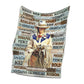 Horse I Am Beautiful Flannel Blanket For Cozy Bedroom Sofa Decor