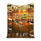 Horse I Love Horses Flannel Blanket For Cozy Bedroom Sofa Decor