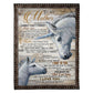 Horse I Loved You My Whole Life Flannel Blanket For Cozy Bedroom Sofa Decor