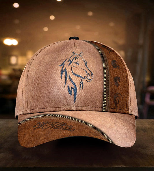 Horse Leather Vintage Classic Cap For Festivals Holidays And Comfortable Everyday Wear