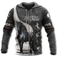 Strong Black Horse Love Hoodie For Western Casual Wear Travel And Thoughtful Gifting