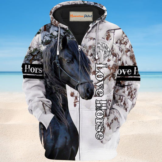 Horse Lover Forever Hoodie For Rustic Casual Looks Outdoor Events And Comfortable Layering