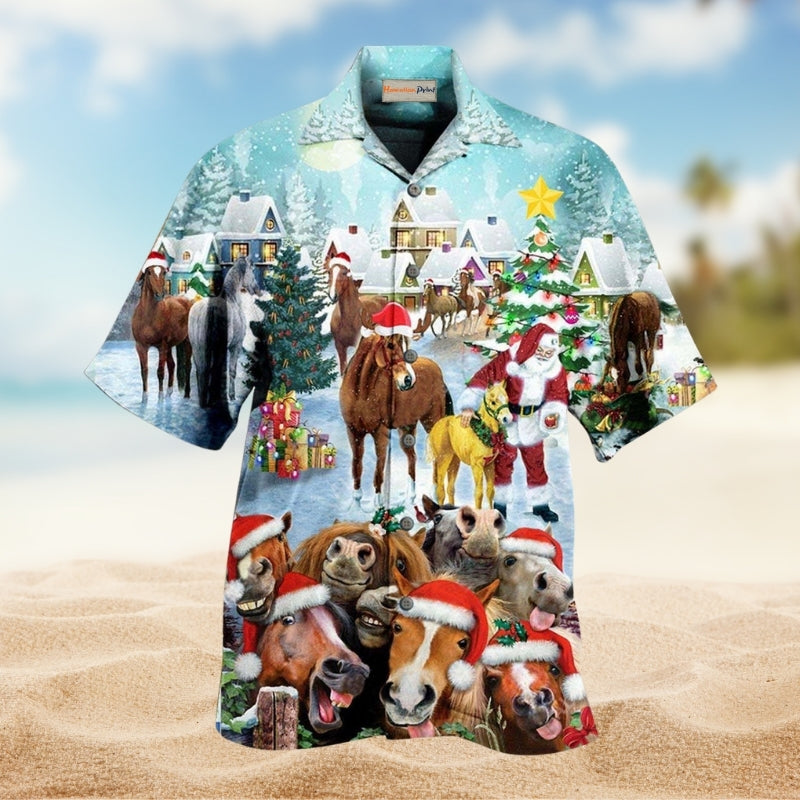 Summer Christmas July Snowman Ice Cream Hawaiian Shirt Graphic Artwork Detail For Vacation Style
