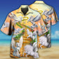 Dreamy Horse Paradise Hawaiian Shirt Pattern View For Lightweight Everyday Style