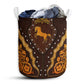 Horse Pattern Wood Royal Laundry Basket For Bathroom Bedroom Storage