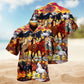 Horse Run Hawaiian Shirt For Island Vacations, Weekend Events, And Relaxed Everyday Outfits