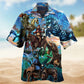 Horse Steampunk Mechanical Hawaiian Shirt For Island Vacations, Casual Events, And Distinctive Seasonal Style
