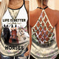 Horses Love And Life Hollow Tank Top For Fitness Sessions And Summer Events