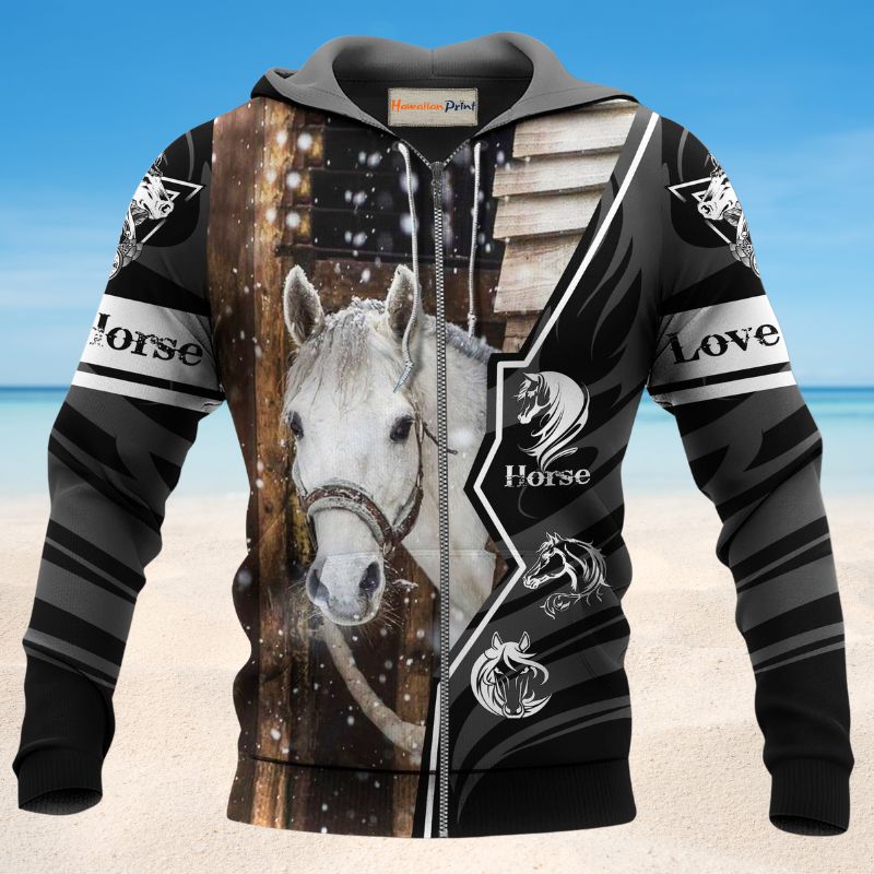 Beautiful Horse Love Hoodie For Ranch Style Adventures Daily Wear And Thoughtful Gifts