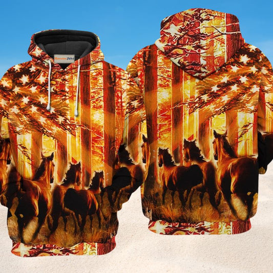Horse Born Ride Fire Hoodie For Country Lifestyle Outdoor Trips And Relaxed Everyday Wear