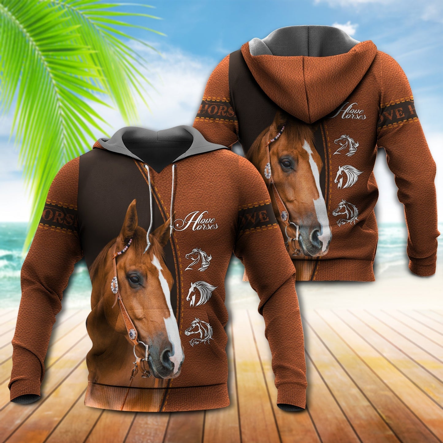 Strong Horse Love Hoodie For Rustic Casual Looks Outdoor Events And Comfortable Layering